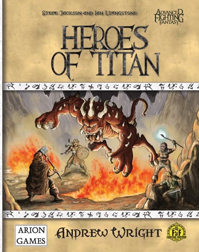 2!CB77024HC Advanced Fighting Fantasy RPG: Heroes Of Titan (Hardback) published by Arion Games