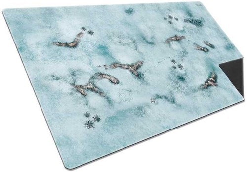 2!CGA15005 Onus! Card Game: Traianus: Snow Playmat published by Draco Ideas