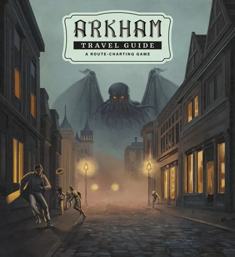 CGA18001 Arkham Travel Guide Board Game published by Crowd Games