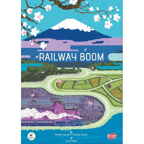 CGA25001 Railway Boom Board Game published by Crowd Games