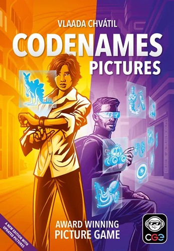 1!CGE00131 Codenames Pictures Card Game: 2025 Edition published by Czech Game Editions