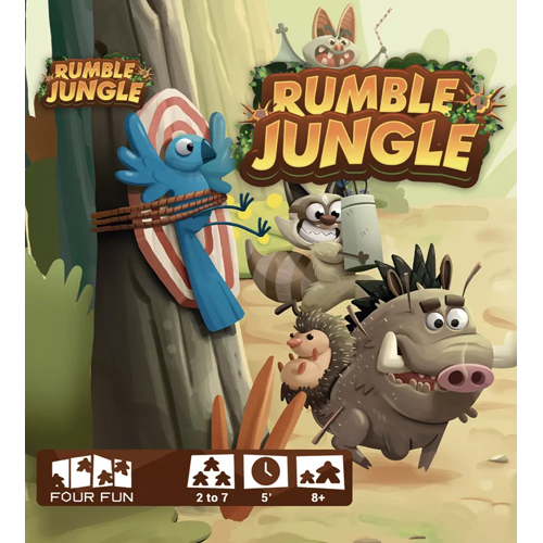 CGS733013 Rumble Jungle Board Game published by Four Fun Games LLC