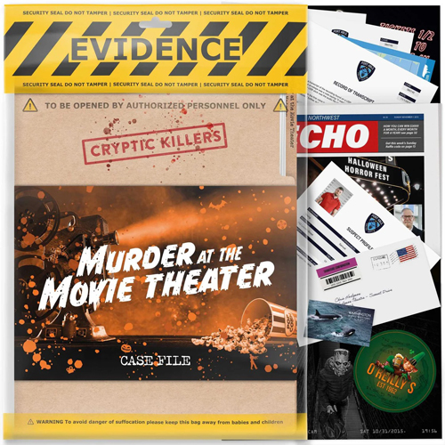 CKUKMAMT Cryptic Killers: Murder At the Movie Theater published by LA Brands Ltd