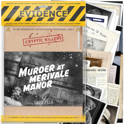 CKUKMANOR Cryptic Killers: Murder At Merivale Manor published by LA Brands Ltd