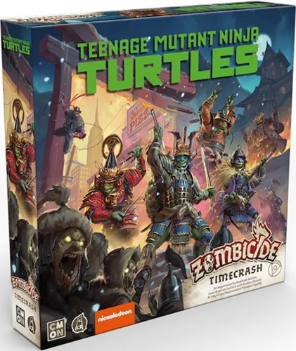 2!CMNGUF044 Zombicide Board Game: White Death Time Crash Teenage Mutant Ninja Turtles Expansion published by CoolMiniOrNot