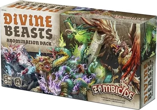 2!CMNGUF045 Zombicide Board Game: White Death Divine Beasts Expansion published by CoolMiniOrNot