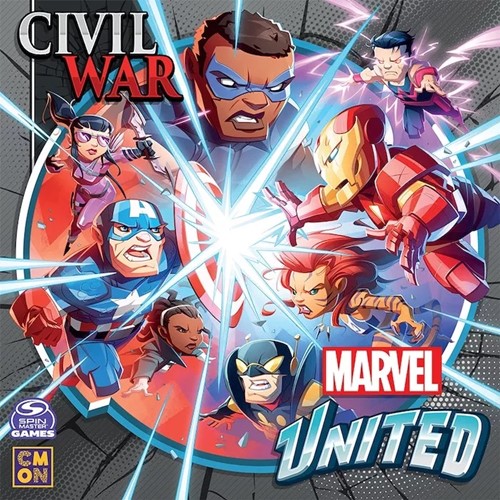 2!CMNMUN017 Marvel United Board Game: Civil War Expansion published by CoolMiniOrNot