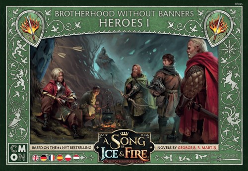 2!CMNSIF015 Song Of Ice And Fire Board Game: Brotherhood Without Banners Heroes 1 published by CoolMiniOrNot