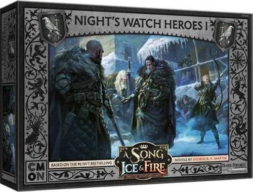 2!CMNSIF1309 Song Of Ice And Fire Board Game: Night's Watch Heroes 1 Expansion published by CoolMiniOrNot