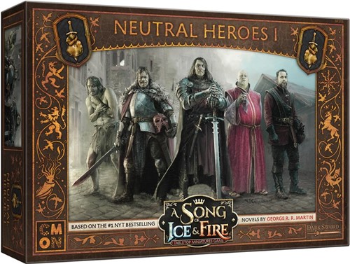 2!CMNSIF1505 Song Of Ice And Fire Board Game: Neutral Heroes 1 Expansion published by CoolMiniOrNot