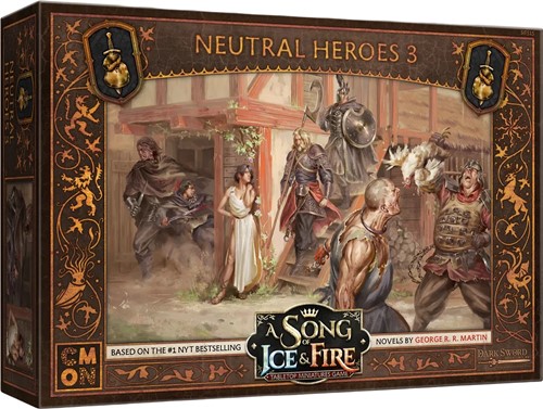 CMNSIF515 Song Of Ice And Fire Board Game: Neutral Heroes Box 3 Expansion published by CoolMiniOrNot