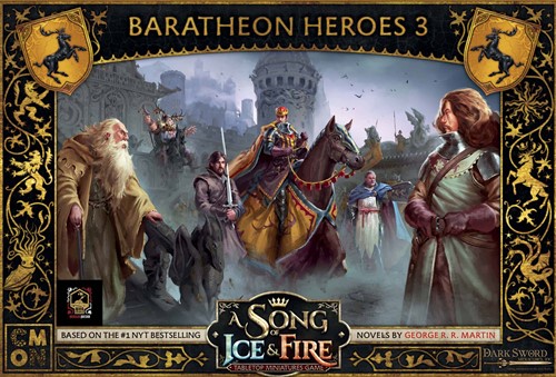 CMNSIF815 Song Of Ice And Fire Board Game: Baratheon Heroes 3 published by CoolMiniOrNot