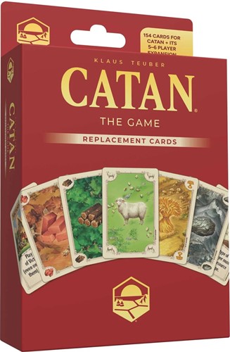 2!CN3281 Catan Board Game: 6th Edition Replacement Cards published by Catan Studios