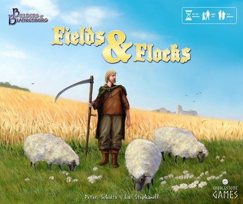 2!COB005 Builders Of Blankenburg Board Game: Fields And Flocks Expansion published by Cobblestone Games