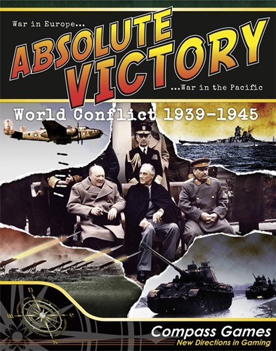 COM1040 Absolute Victory Board Game: World Conflict 1939-1945 published by Compass Games