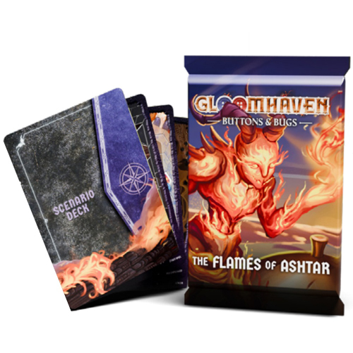 CPH1005 Gloomhaven: Buttons And Bugs Board Game: The Flames Of Ashtar Prequel Mini-Campaign published by Cephalofair Games