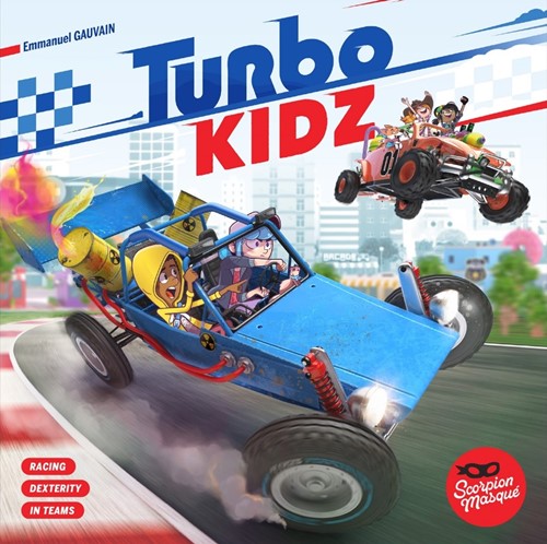 2!CSG9529 Turbo Kidz Board Game published by Scorpion Masque