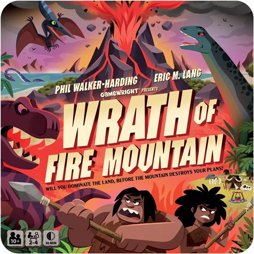 2!CSGWRATH Wrath Of Fire Mountain Board Game published by Gamewright