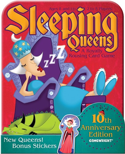CSP0230T Sleeping Queens Card Game: 10th Anniversary Tin published by Gamewright