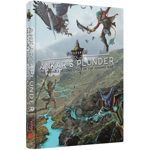 CTGCLDADD009 Cloudspire Board Game: Volume 2: Ankar's Plunder Hardcover Lore And Scenario Book published by Chip Theory Games