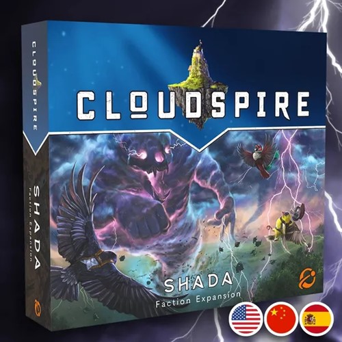 2!CTGCLDADD014 Cloudspire Board Game: Shada Faction Expansion published by Chip Theory Games