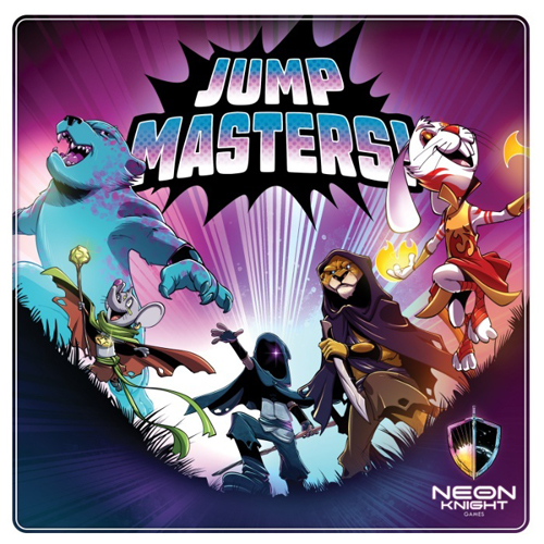 CTGNJMGAME001 Jump Masters! Dice Game published by Chip Theory Games