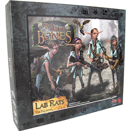 CTGTMBADD024 Too Many Bones Board Game: Lab Rats The Escapists Expansion published by Chip Theory Games