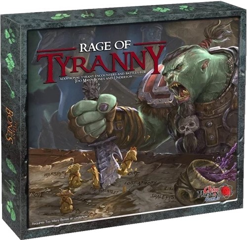 CTGTMBADD030 Too Many Bones Board Game: Rage Of Tyranny Expansion published by Chip Theory Games