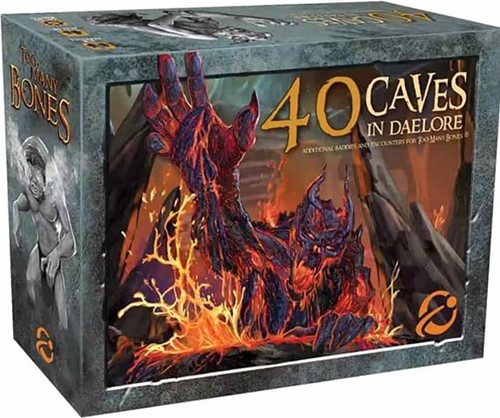 CTGTMBADD038 Too Many Bones Board Game: 40 Caves In Daelore Expansion published by Chip Theory Games