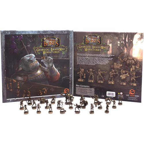 CTGTMBADD042 Too Many Bones Board Game: BrassMag Miniatures published by Chip Theory Games