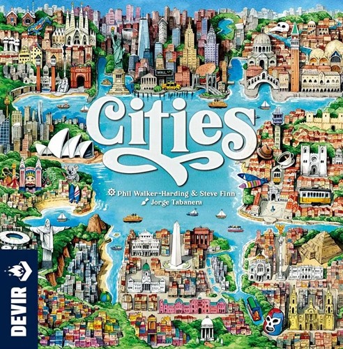 DEVBGCITEN Cities Board Game published by Devir Games