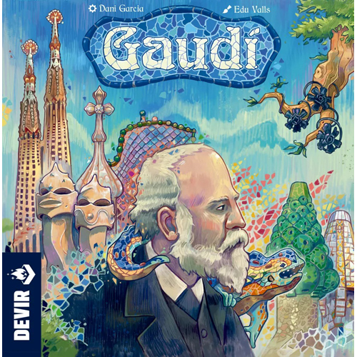 DEVBGGAUD Gaudi Board Game published by Devir Games