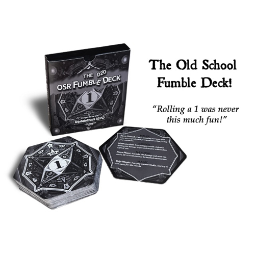 DFFDOSR202601 Shadowdark RPG: Dark Forest: OSR Fumble Deck published by Castle Clark