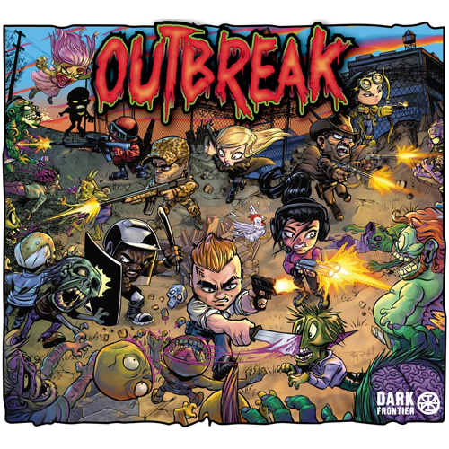 2!DFGBG0000 Outbreak Board Game published by Dark Frontier Games