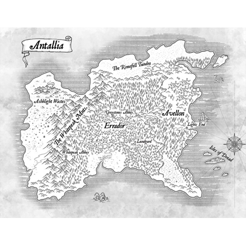 DFPMC202601 Shadowdark RPG: Dark Forest: Folding World Map published by Castle Clark