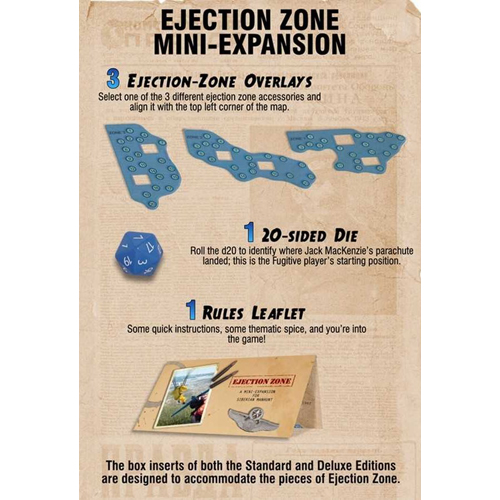 DGSMEZENV1 Siberian Manhunt Board Game Ejection Zone published by Dangerous Games