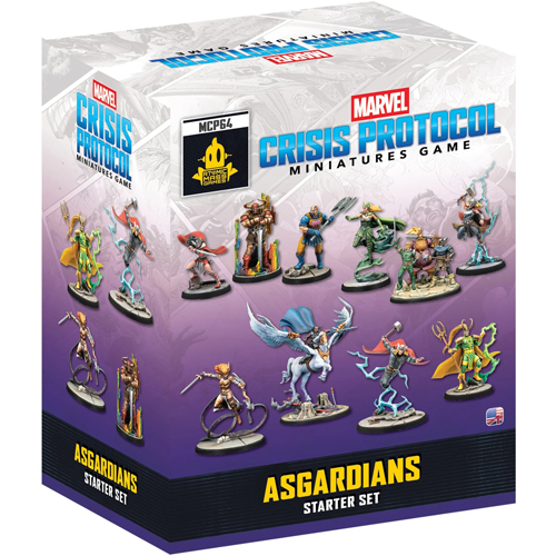 DMGAMGMCP64 Marvel Crisis Protocol Miniatures Game: Asgardians Starter Set (Damaged) published by Atomic Mass Games