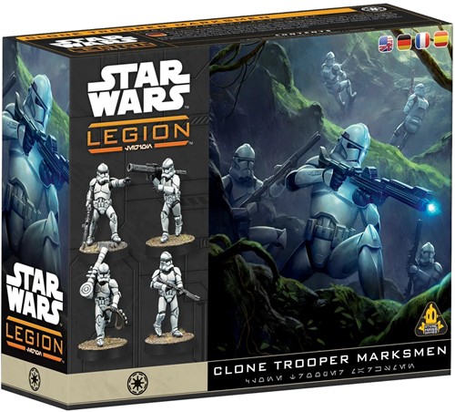 DMGAMGSWQ23 Star Wars Legion: Clone Trooper Marksmen (Damaged) published by Atomic Mass Games