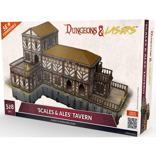 DMGARSDNL0057 Dungeons And Lasers: Scales And Ales Tavern (Damaged) published by Archon Studios