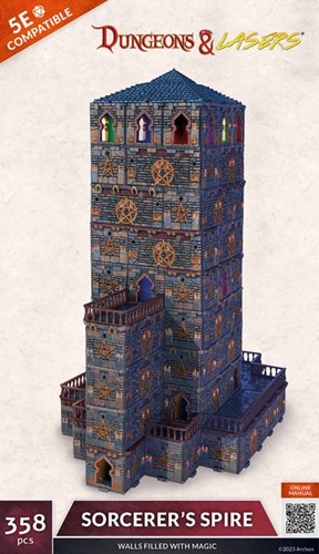 DMGARSDNL0065 Dungeons And Lasers: Sorcerer's Spire (Damaged) published by Archon Studios