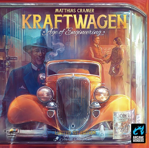 DMGAWGAW23KAE Kraftwagen: Age Of Engineering Board Game (Damaged) published by Arcane Wonders