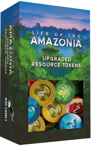 DMGBCMLA003 Life Of The Amazonia Board Game: Upgraded Resource Tokens (Damaged) published by Bad Comet Games