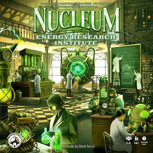 DMGBND0125 Nucleum Board Game: Energy Research Institute Expansion (Damaged) published by Board And Dice