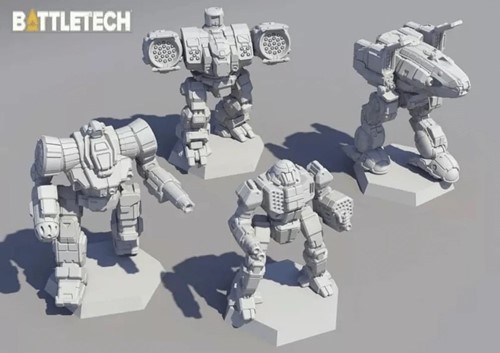 DMGCAT35731 BattleTech: Inner Sphere Fire Lance (Damaged) published by Catalyst Game Labs