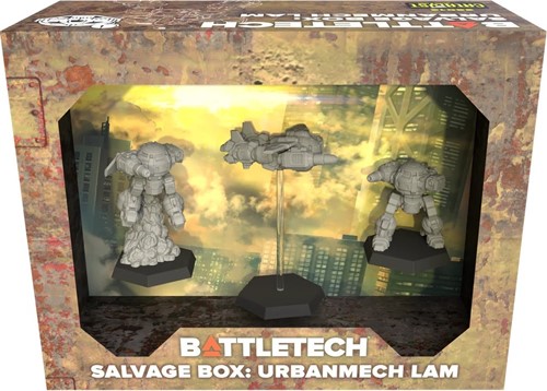 DMGCAT36012 Battletech Salvage Box: UrbanMech LAM (Damaged) published by Catalyst Game Labs