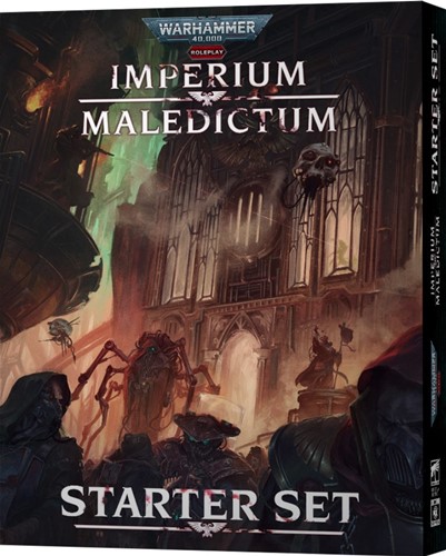 DMGCB72701 Warhammer 40000 RPG: Imperium Maledictum Starter Set (Damaged) published by Cubicle 7 Entertainment