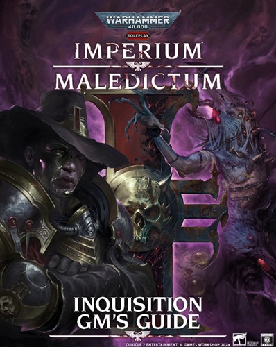 DMGCB72708 Warhammer 40000 RPG: Imperium Maledictum Inquisition GM's Guide (Damaged) published by Cubicle 7 Entertainment