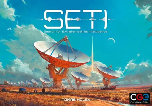 DMGCGE00120 SETI Board Game: Search For Extraterrestrial Intelligence (Damaged) published by Czech Game Editions