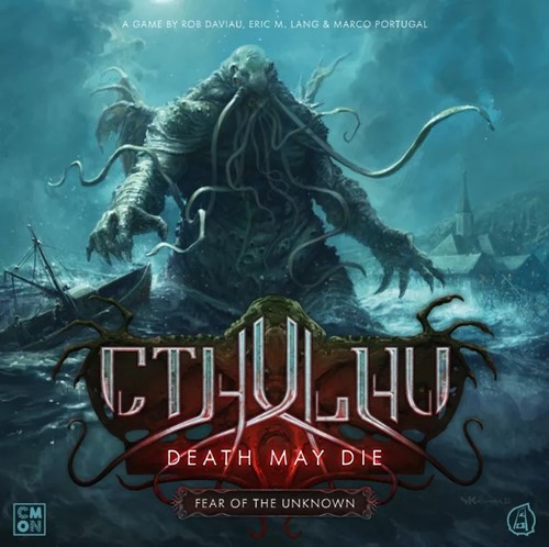 DMGCMNDMD006 Cthulhu: Death May Die Board Game: Fear Of The Unknown (Damaged) published by CoolMiniOrNot