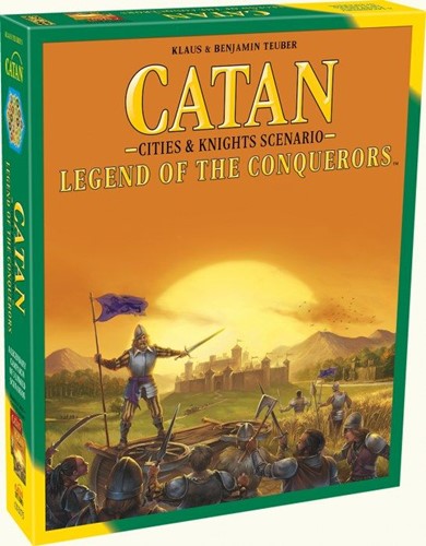DMGCN3175 Catan 5th Edition Board Game: Cities And Knights Expansion Legend Of The Conquerors Scenario (Damaged) published by Catan Studios